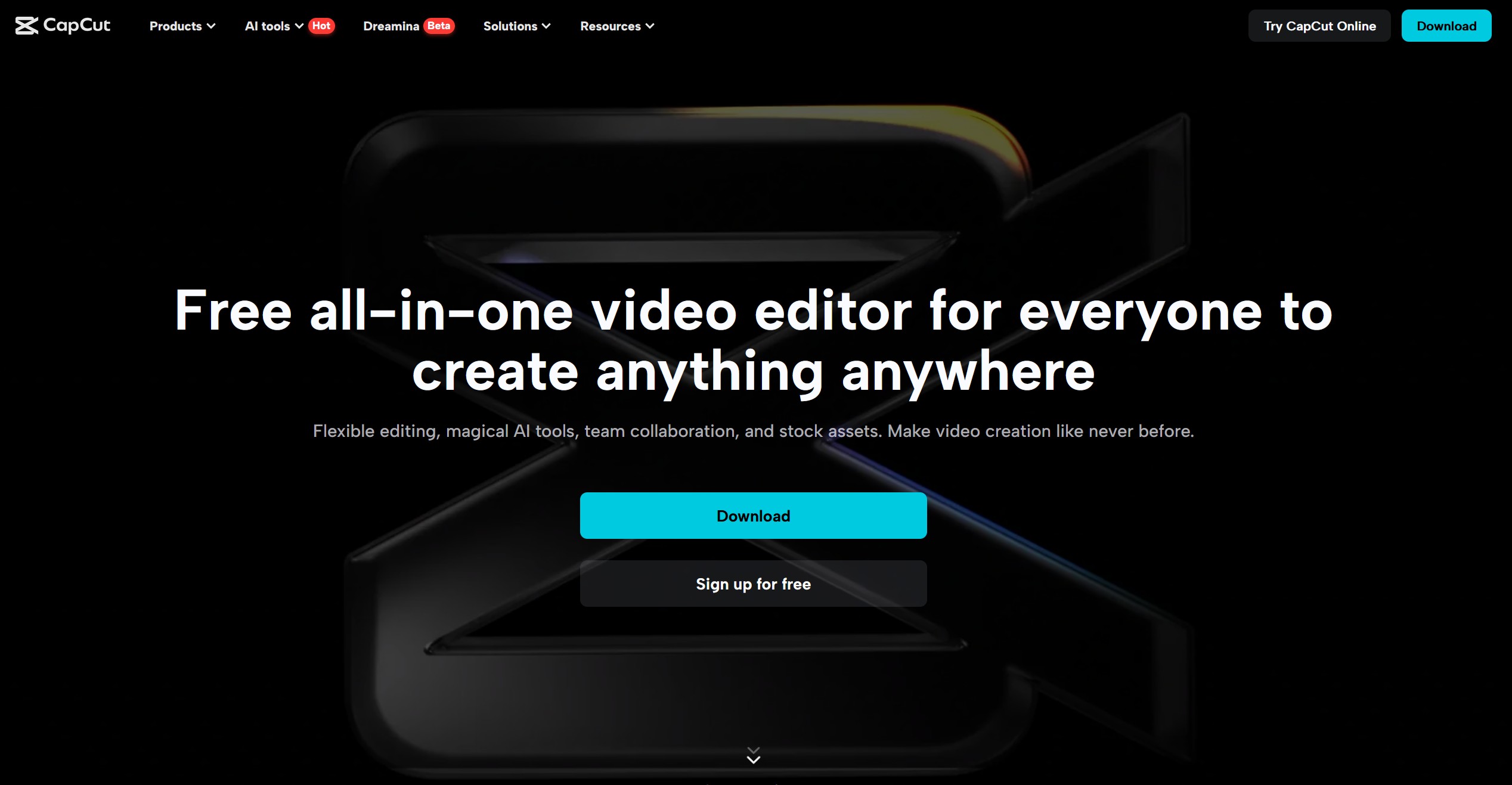 CapCut screenshot - All-in-one Video Editor