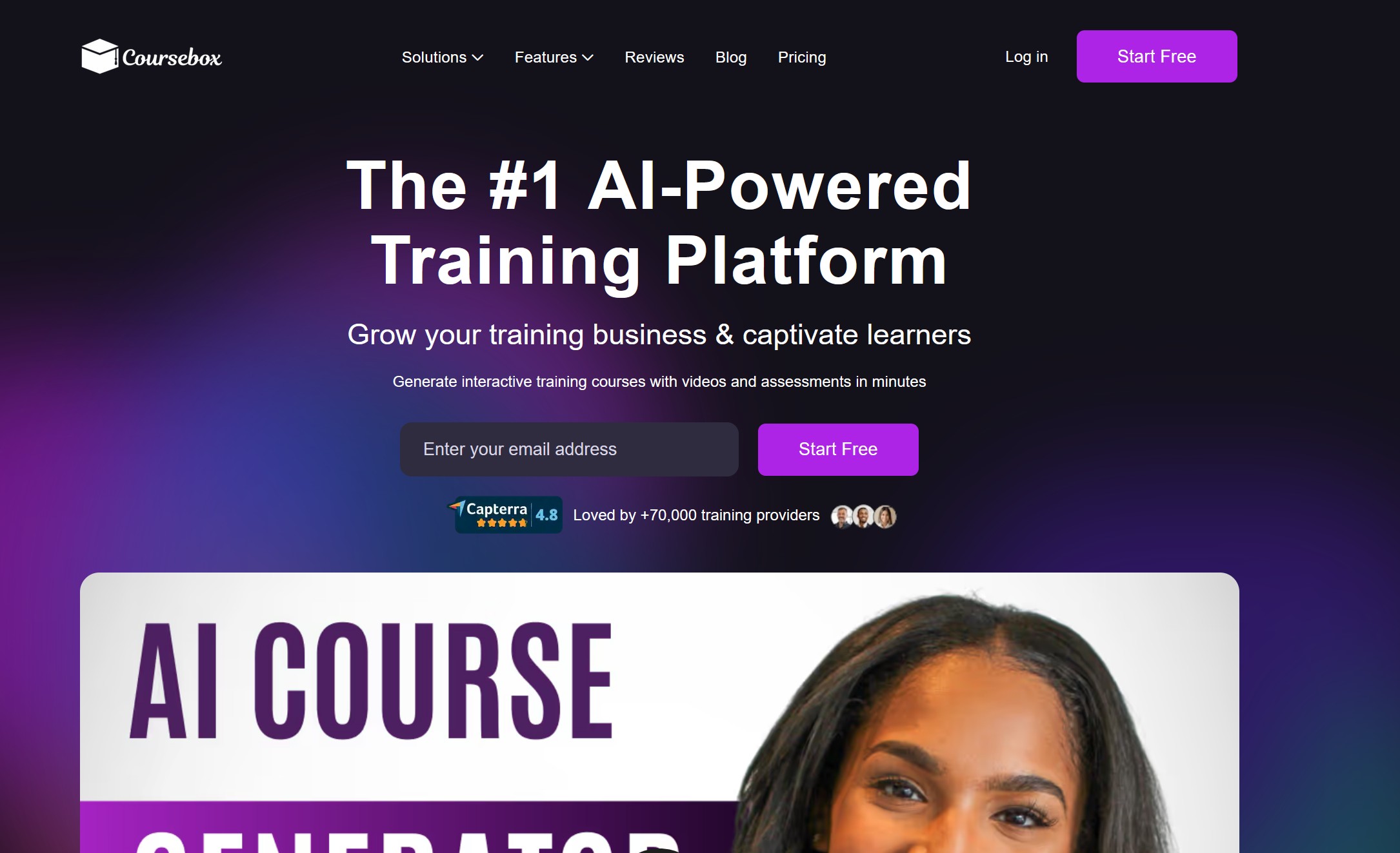 Coursebox screenshot - AI Course Creator