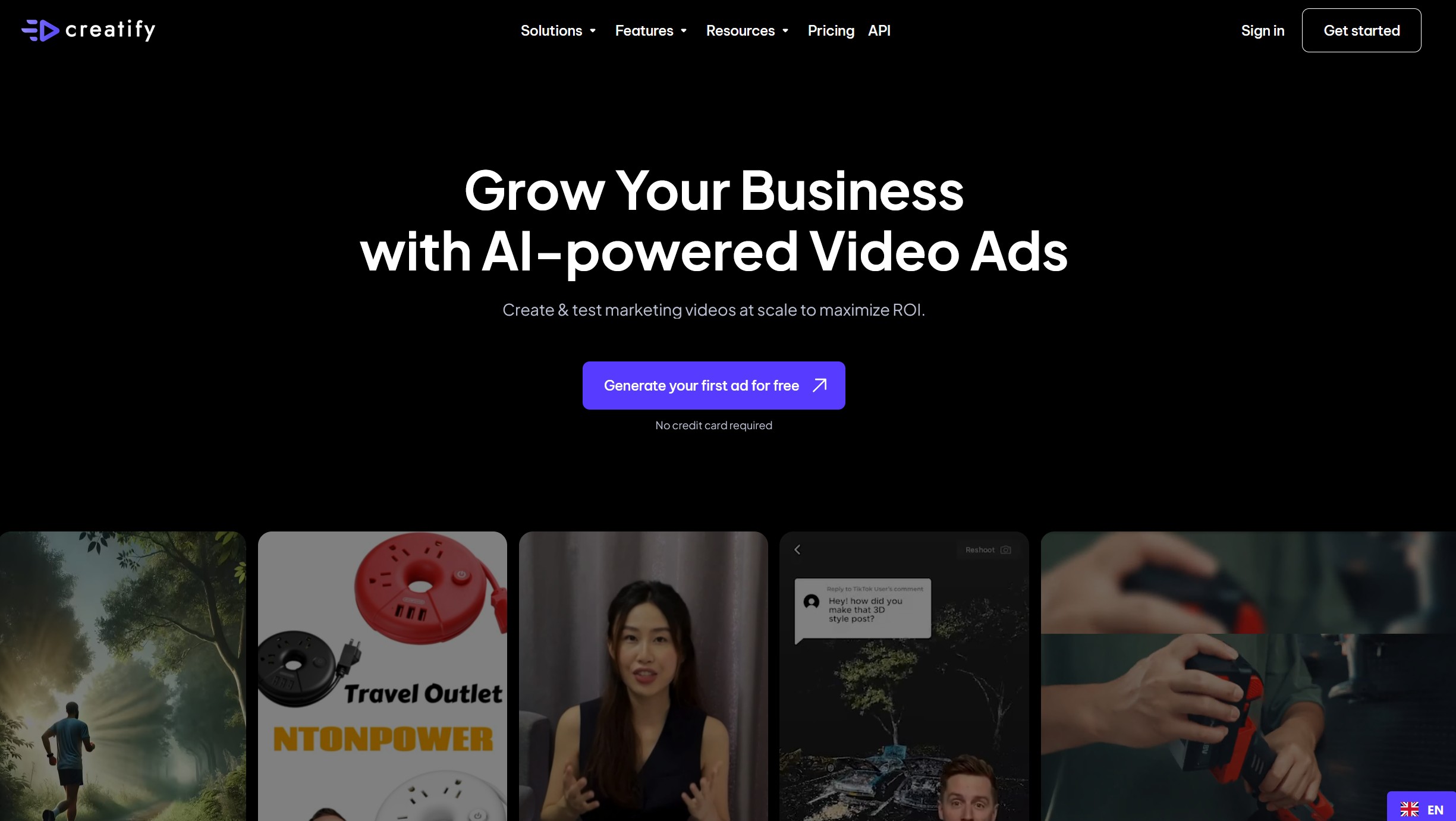 Creatify AI screenshot - Create Engaging AI Video Ads