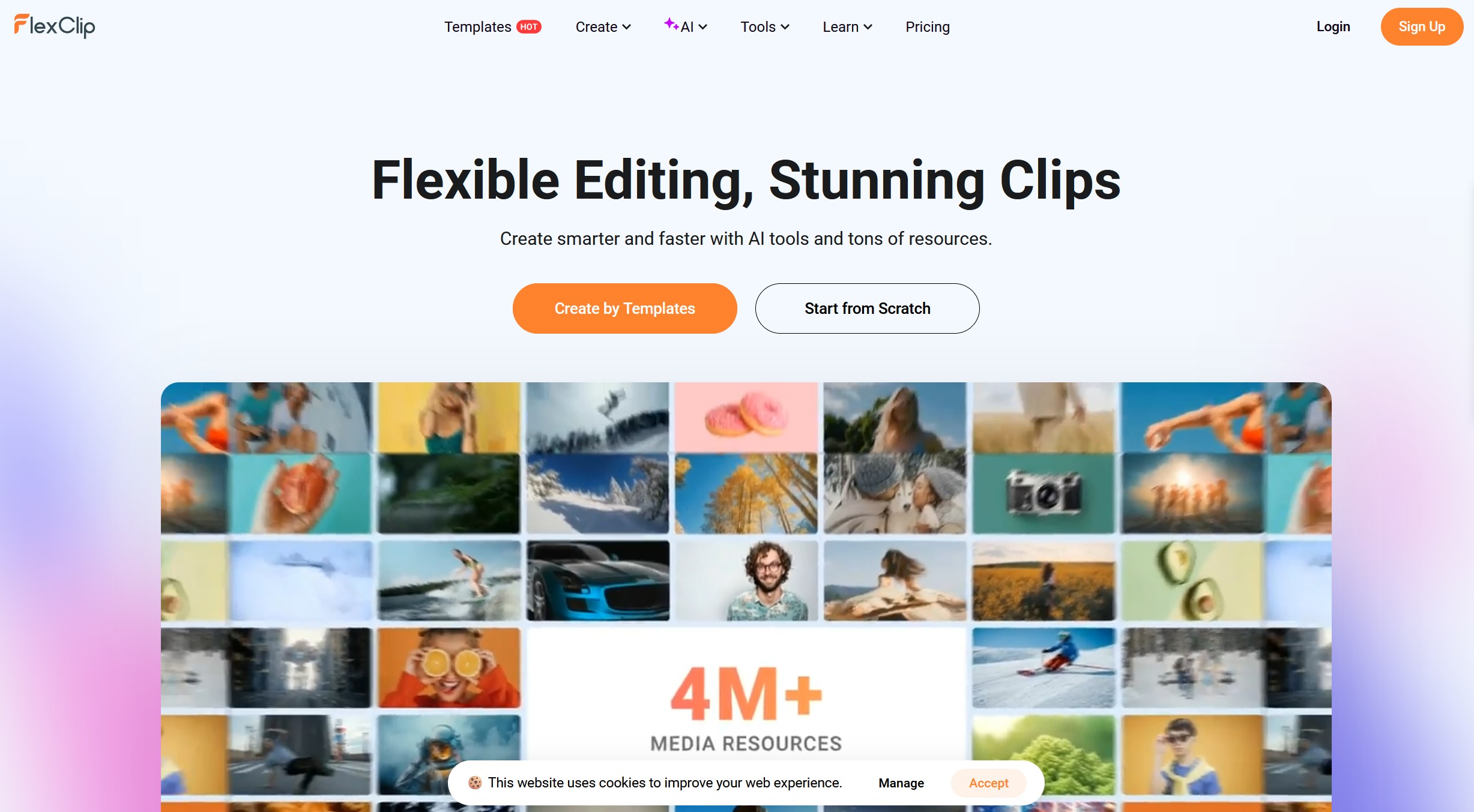 FlexClip screenshot - Online Video Editor - Make Videos for Free