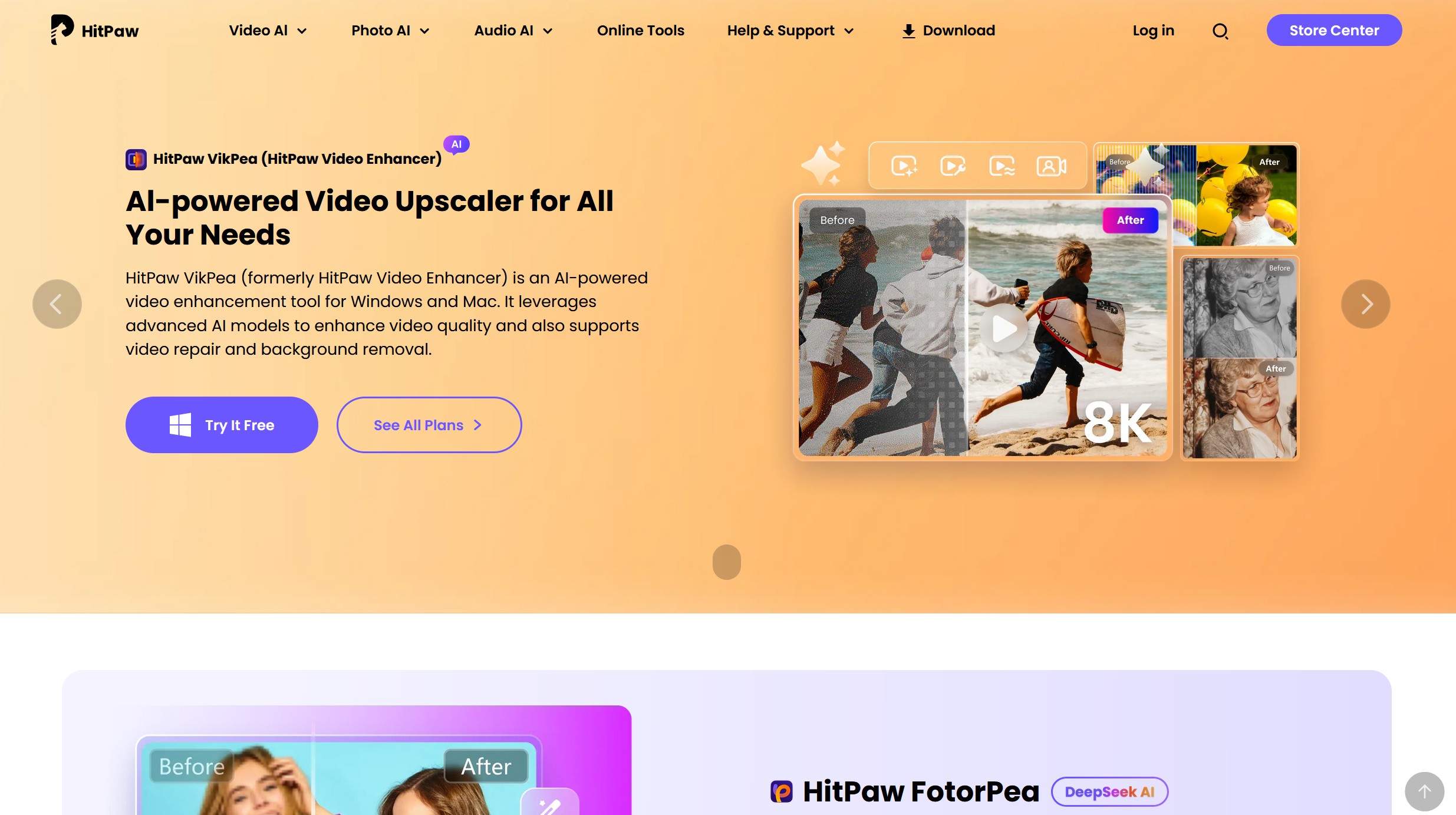 HitPaw screenshot - Powerful Video, Audio, and Image Solutions Provider