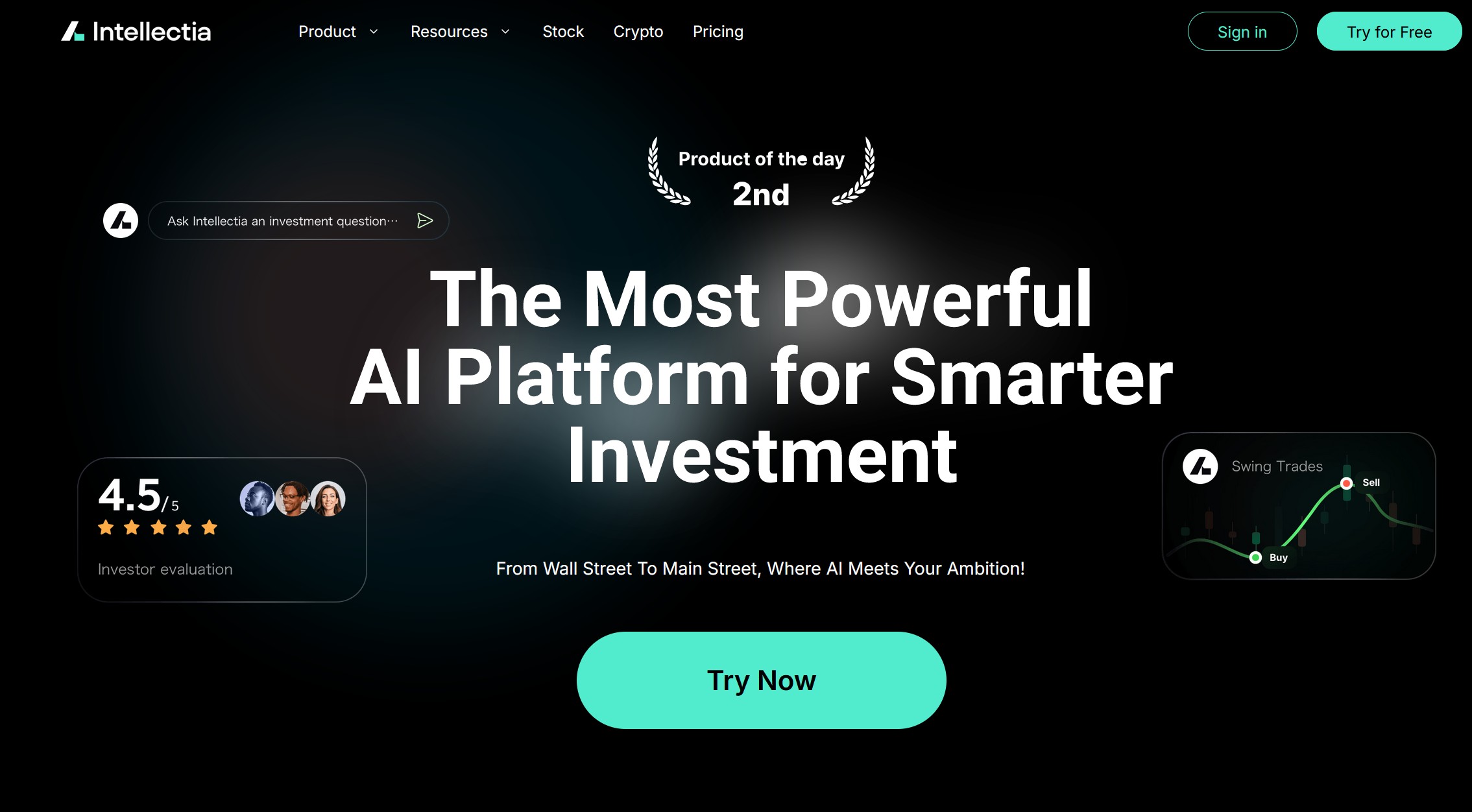 Intellectia screenshot - AI-Powered Investment Insights