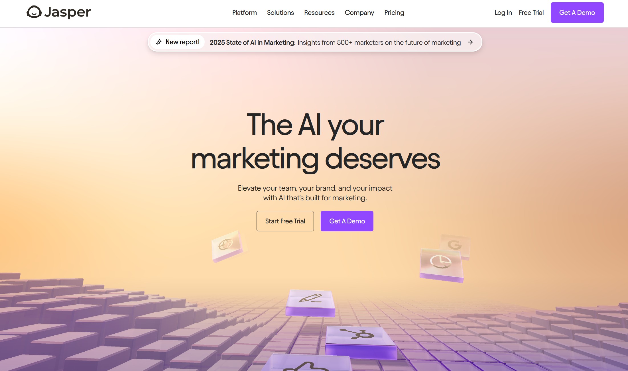 Jasper screenshot - AI for Enterprise Marketing Teams