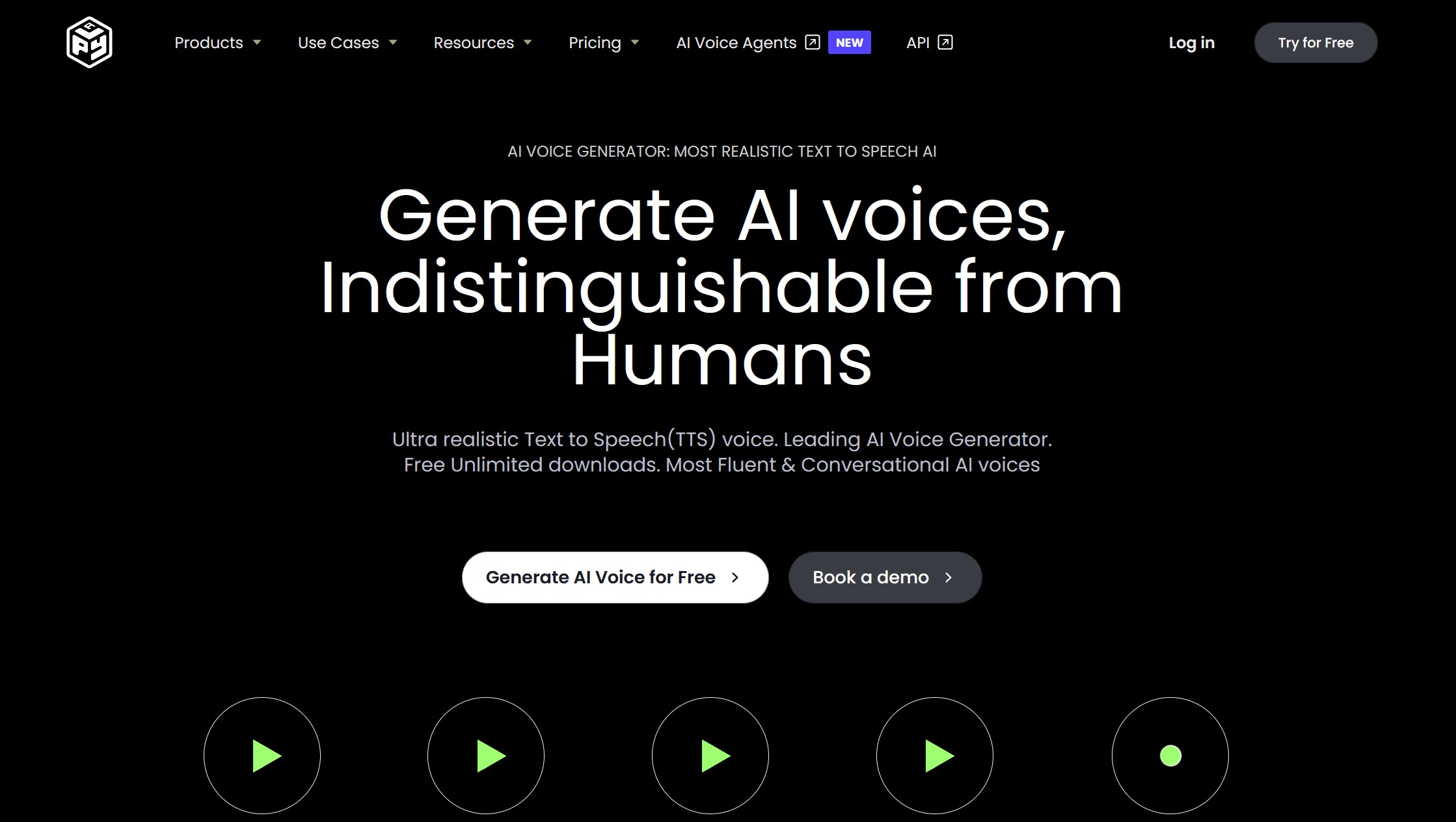 PlayHT screenshot - Realistic Text to Speech and AI Voiceover